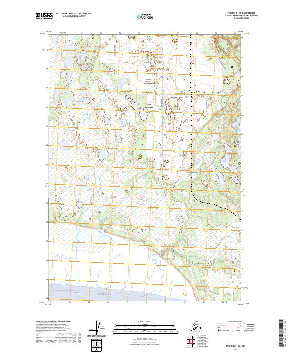 Tyonek B-1 SE topographic map thumbnail