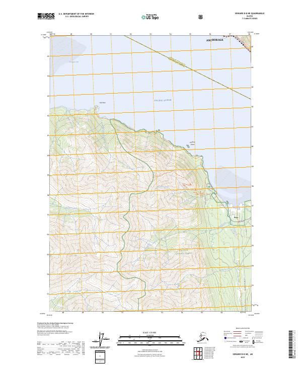 Seward D-8 NE 2023 topographic map thumbnail