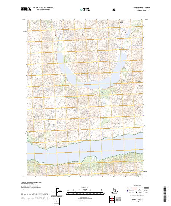 Seward B-7 NW 2023 topographic map thumbnail