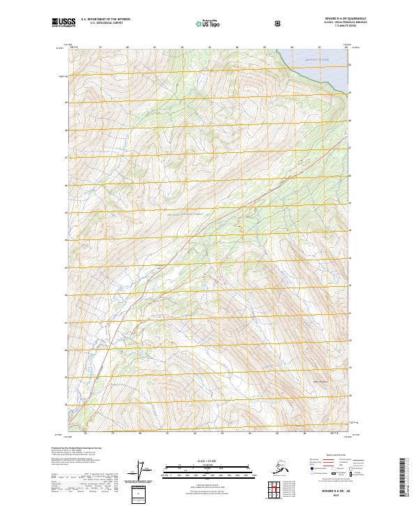 Seward D-6 SW 2023 topographic map thumbnail