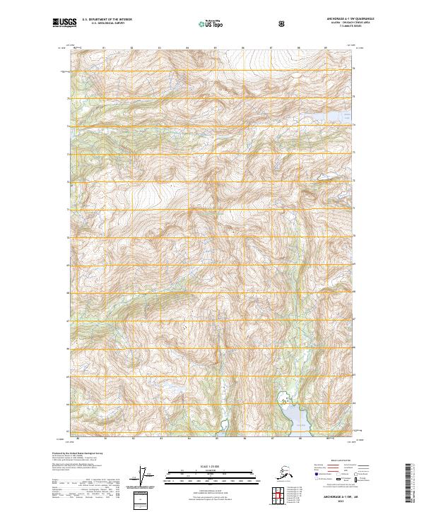 Anchorage A-1 SW topographic map thumbnail