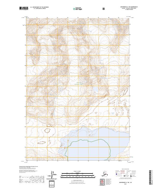 Anchorage A-1 NE topographic map thumbnail