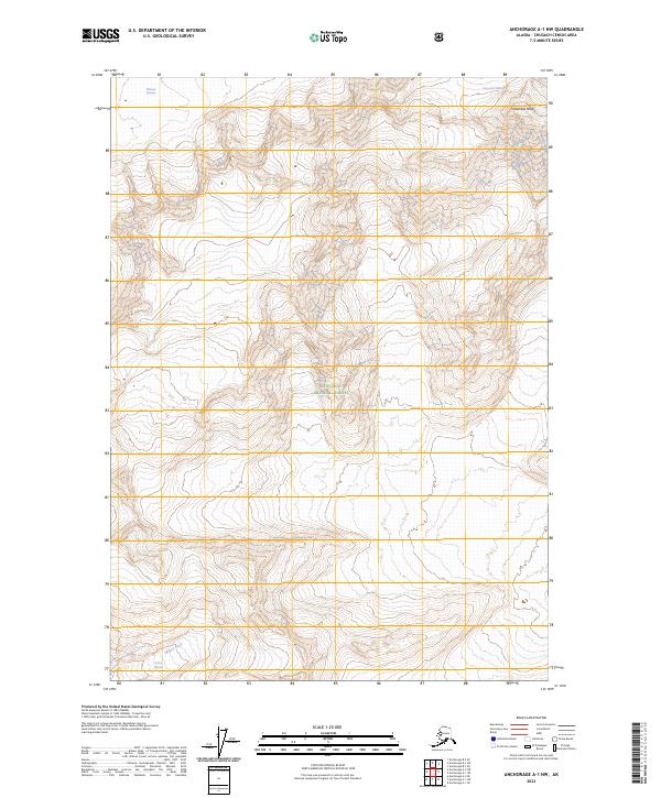 Anchorage A-1 NW topographic map thumbnail