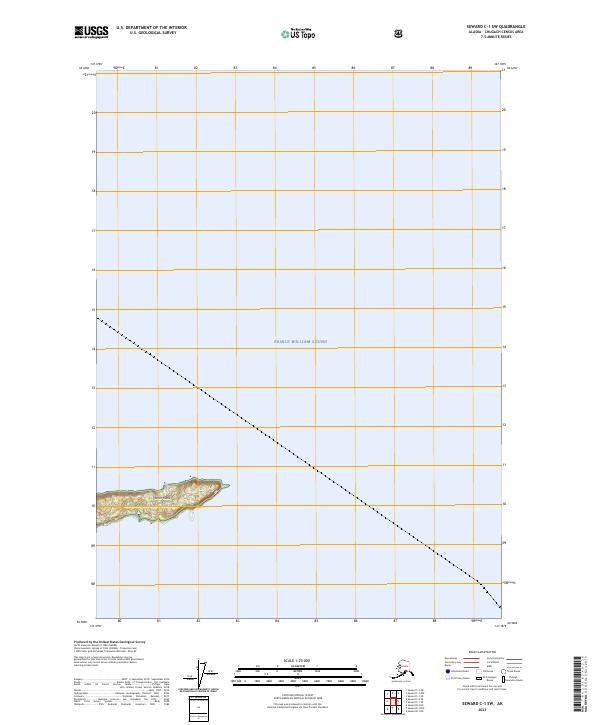 Seward C-1 SW topographic map thumbnail