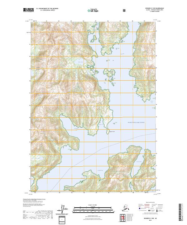 Seward D-1 NW 2023 topographic map thumbnail