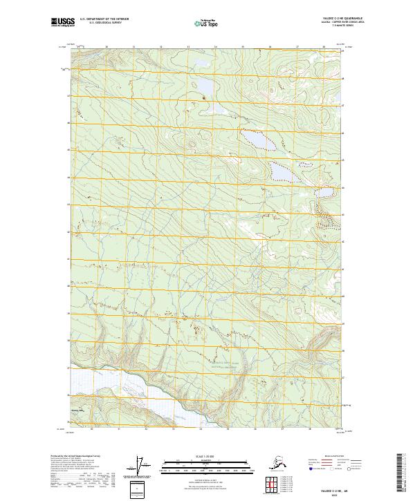 Valdez C-2 NE topographic map thumbnail