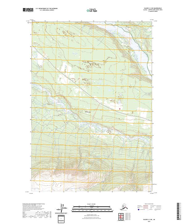 Valdez C-3 NE topographic map thumbnail