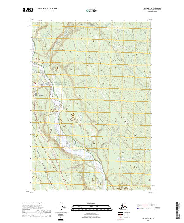 Valdez D-4 NE topographic map thumbnail