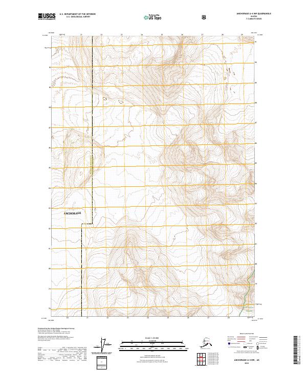 Anchorage A-4 NW topographic map thumbnail
