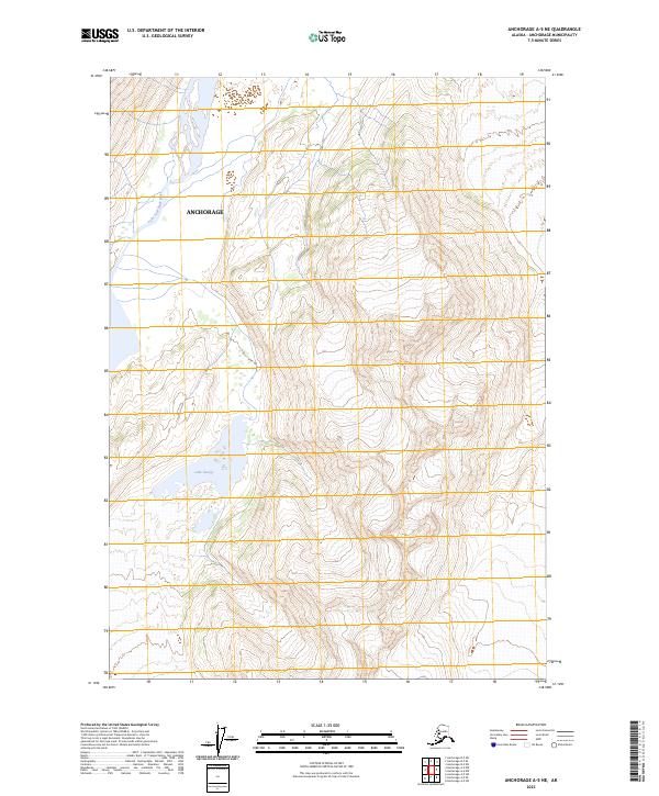 Anchorage A-5 NE topographic map thumbnail