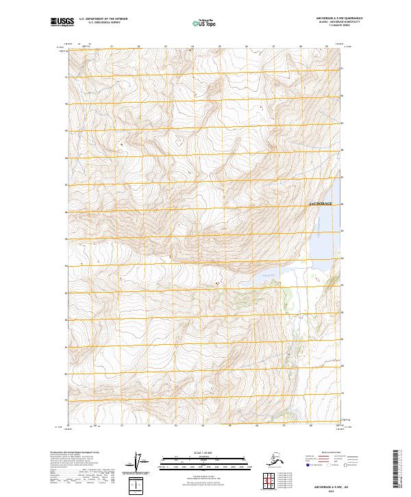 Anchorage A-5 NW topographic map thumbnail