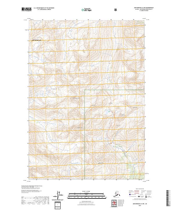 Anchorage A-6 SW topographic map thumbnail