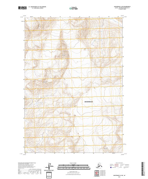 Anchorage A-6 NE topographic map thumbnail