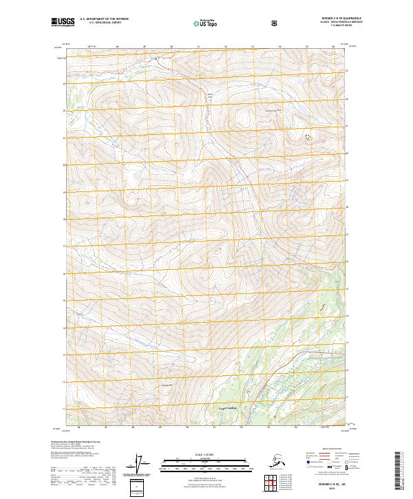 Seward C-8 SE 2023 topographic map thumbnail