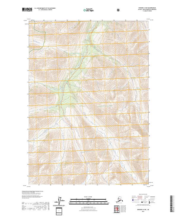 Seward C-8 NE 2023 topographic map thumbnail