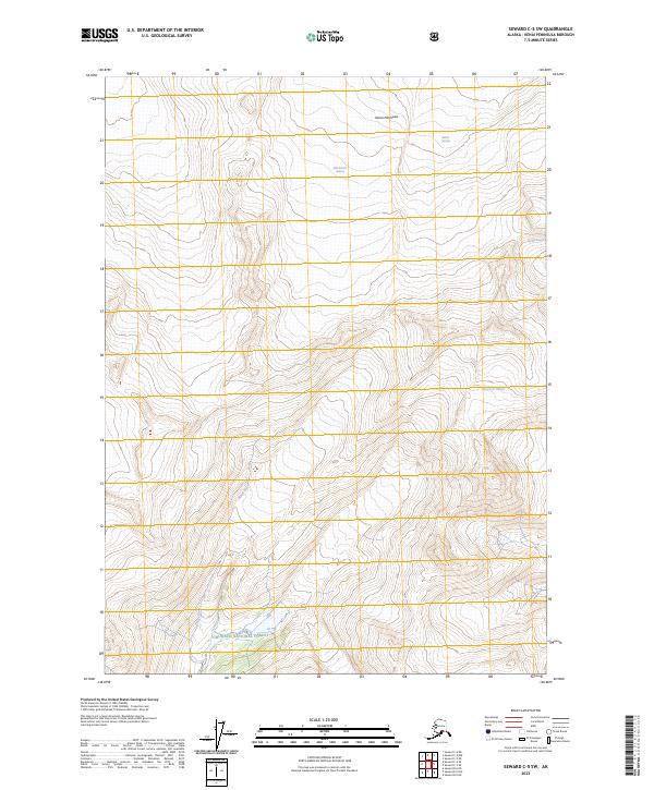 Seward C-5 SW 2023 topographic map thumbnail