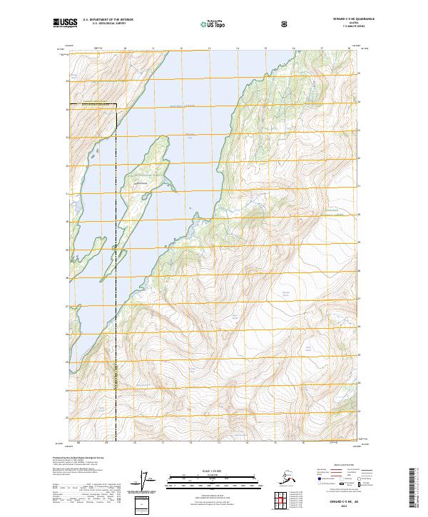 Seward C-5 NE topographic map thumbnail