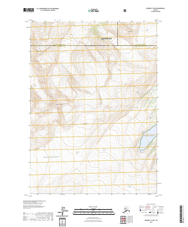 Seward C-5 NW 2023 topographic map thumbnail