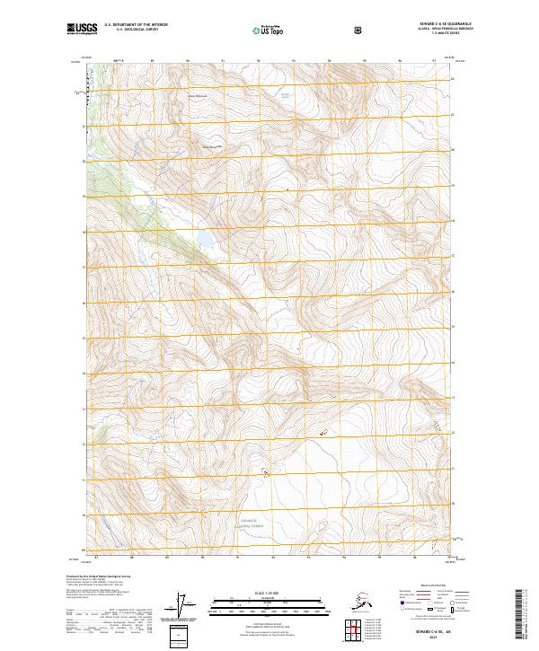 Seward C-6 SE topographic map thumbnail