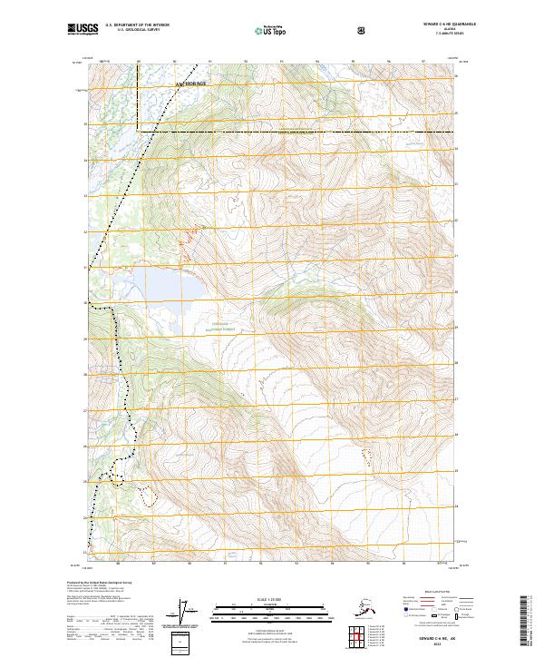 Seward C-6 NE 2023 topographic map thumbnail