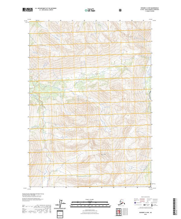 Seward C-6 NW topographic map thumbnail