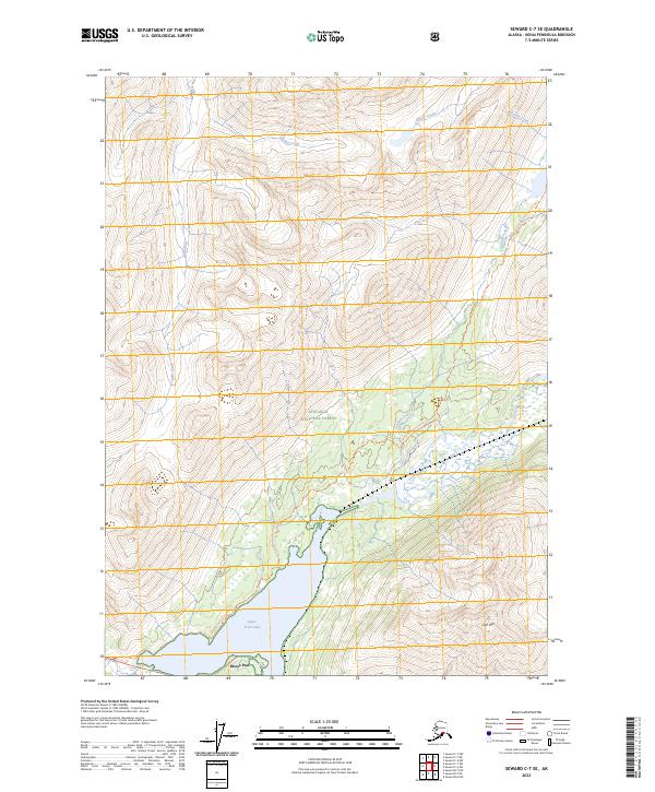 Seward C-7 SE 2023 topographic map thumbnail