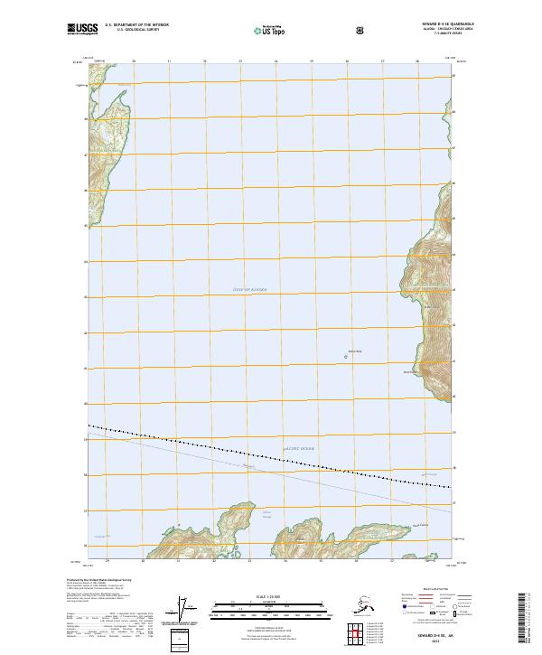 Seward D-4 SE 2023 topographic map thumbnail