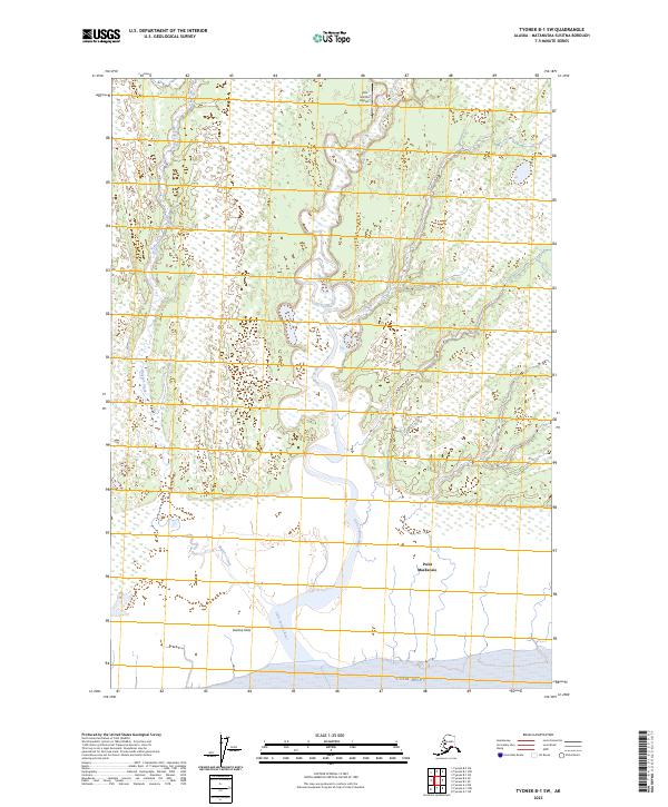 Tyonek B-1 SW topographic map thumbnail