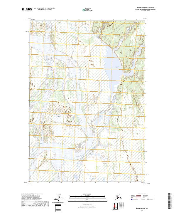 Tyonek B-2 NE topographic map thumbnail