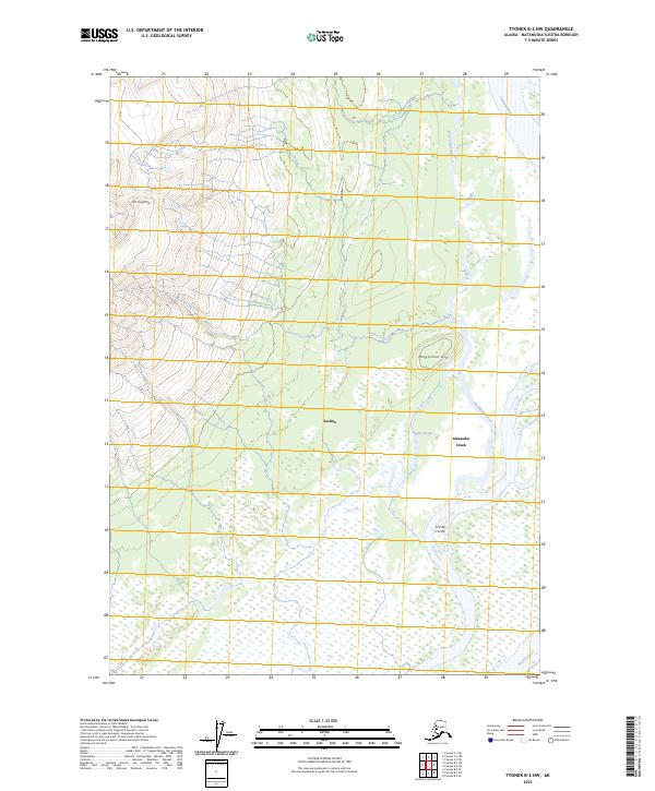 Tyonek B-2 NW topographic map thumbnail