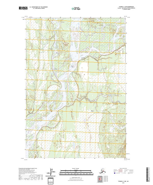 Tyonek C-1 NW 2023 topographic map thumbnail