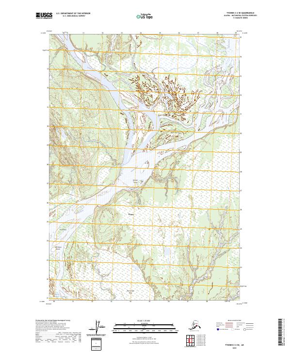 Tyonek C-2 SE topographic map thumbnail