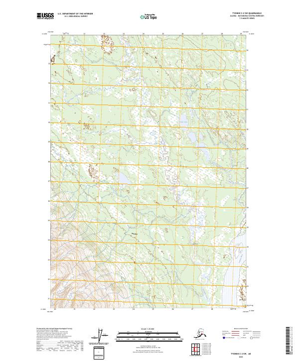 Tyonek C-2 SW 2023 topographic map thumbnail