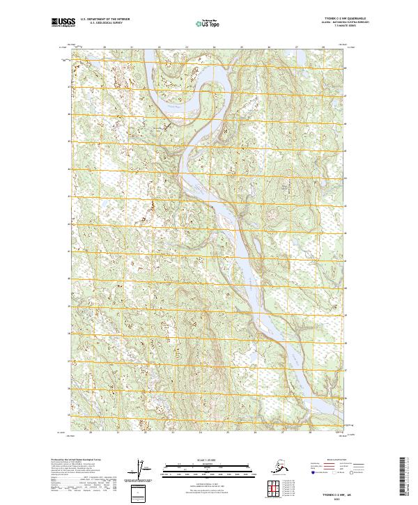 Tyonek C-2 NW topographic map thumbnail