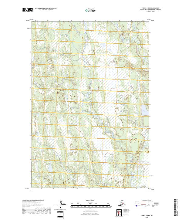 Tyonek D-2 NE 2023 topographic map thumbnail