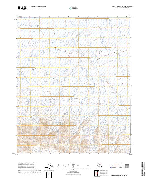 Demarcation Point C-1 SW topographic map thumbnail