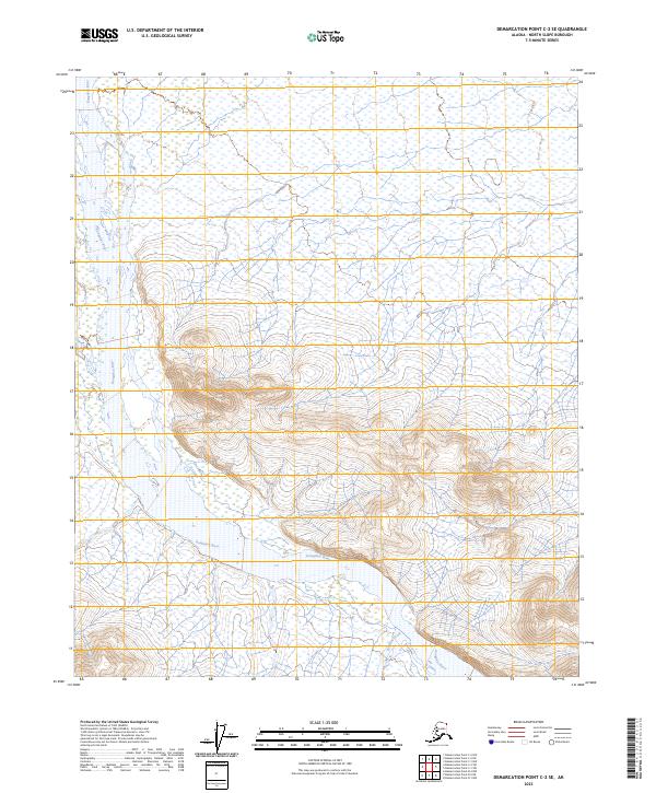 Demarcation Point C-2 SE 2023 topographic map thumbnail
