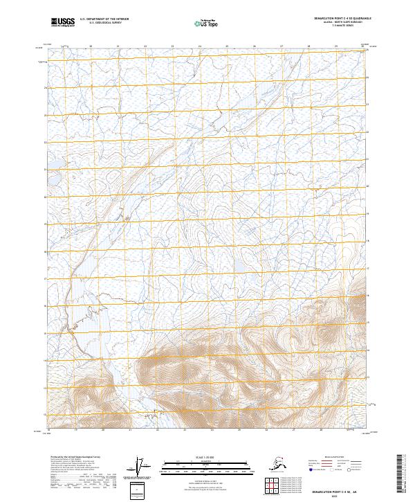 Demarcation Point C-4 SE topographic map thumbnail