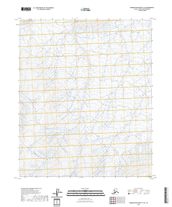 Demarcation Point C-5 SE topographic map thumbnail