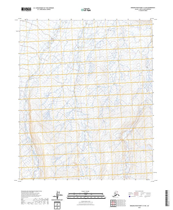 Demarcation Point C-5 SW topographic map thumbnail