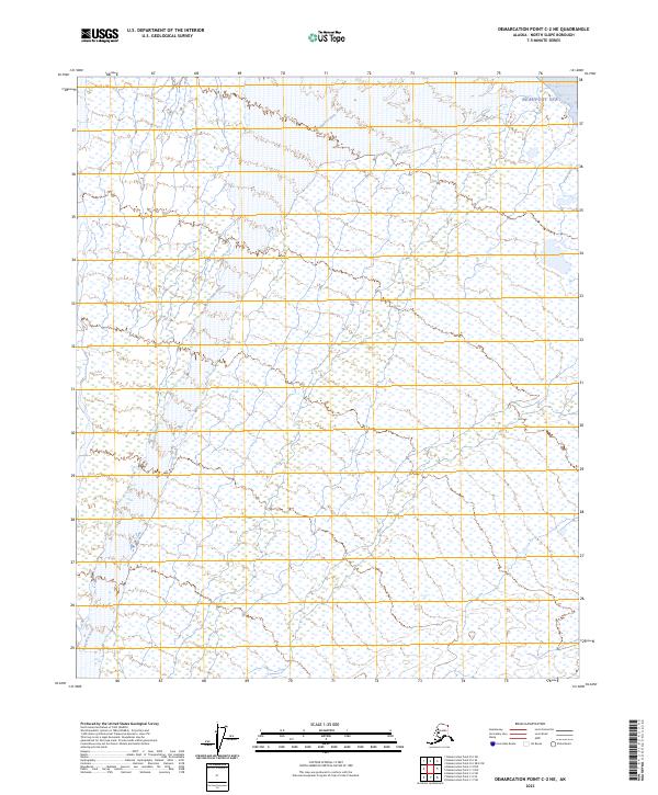 Demarcation Point C-2 NE topographic map thumbnail