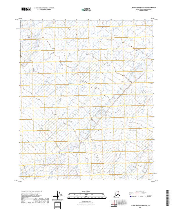 Demarcation Point C-3 NE topographic map thumbnail
