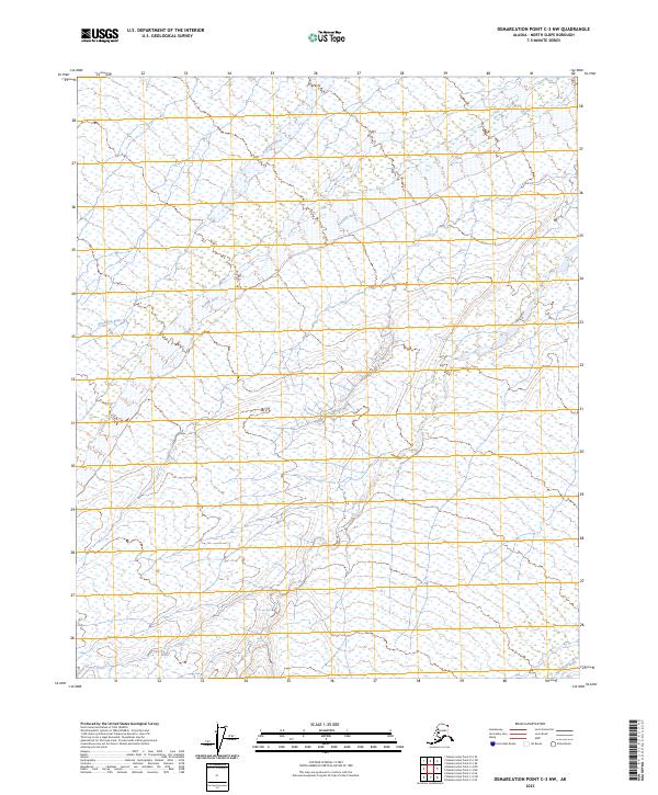 Demarcation Point C-3 NW topographic map thumbnail