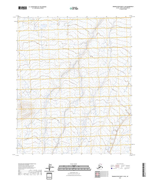 Demarcation Point C-4 NE topographic map thumbnail