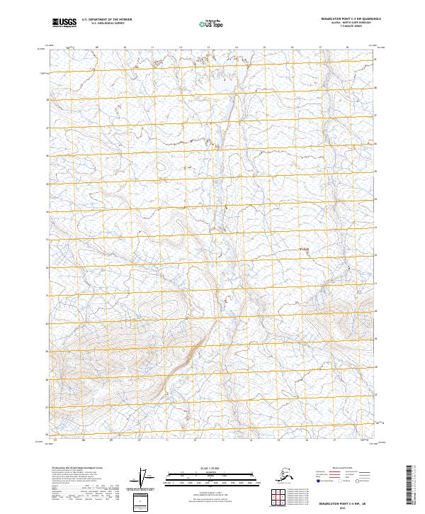 Demarcation Point C-4 NW topographic map thumbnail