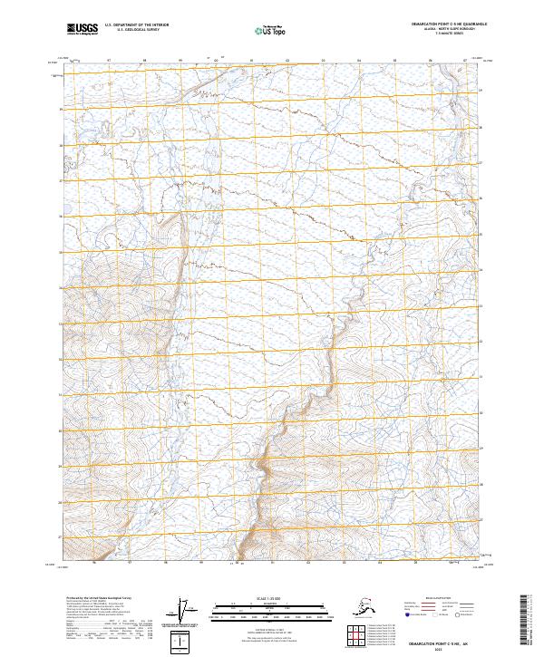Demarcation Point C-5 NE topographic map thumbnail
