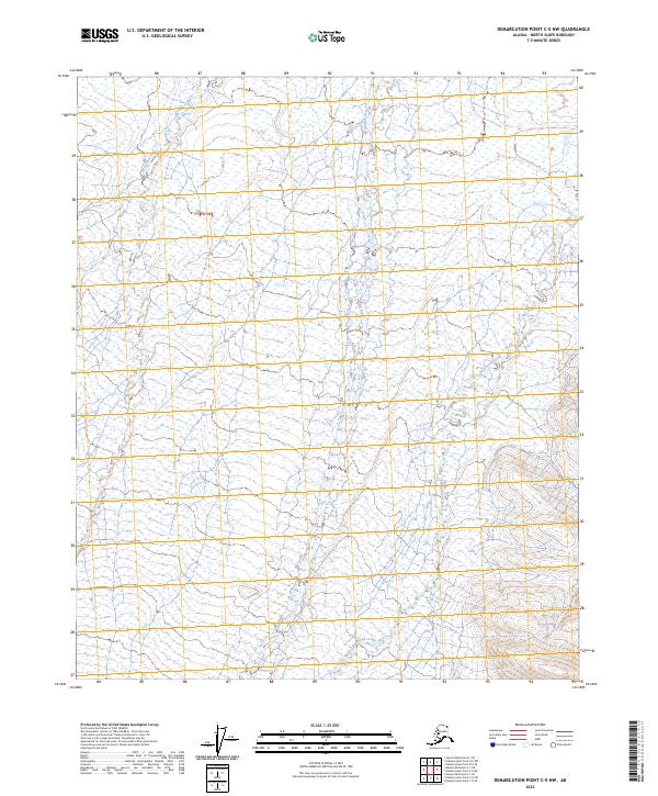 Demarcation Point C-5 NW topographic map thumbnail