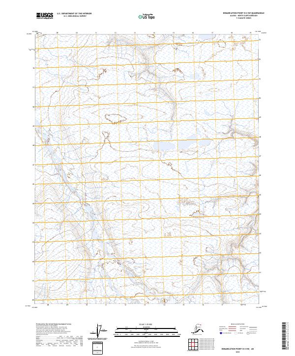 Demarcation Point D-4 SW topographic map thumbnail