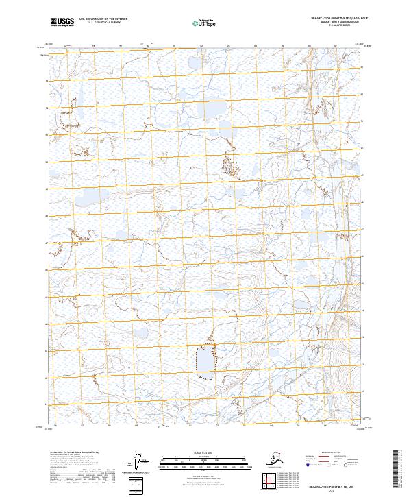 Demarcation Point D-5 SE topographic map thumbnail