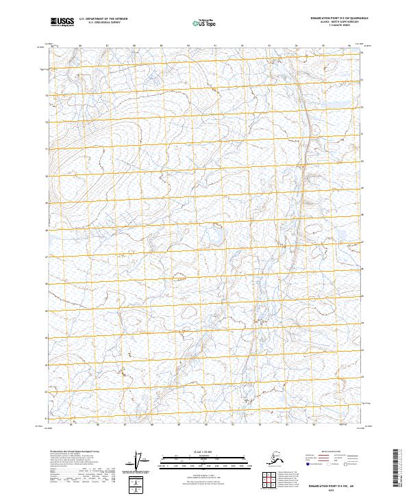 Demarcation Point D-5 SW topographic map thumbnail